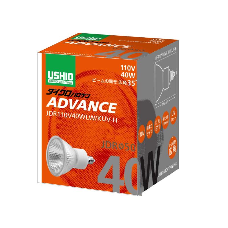 ウシオ ダイクロハロゲン 110V JDRφ50 ADVANCE 40W 中角 Amazon | USHIO ダイクロハロゲン ADVANCE JDRφ50 40W 広角 【10個入り