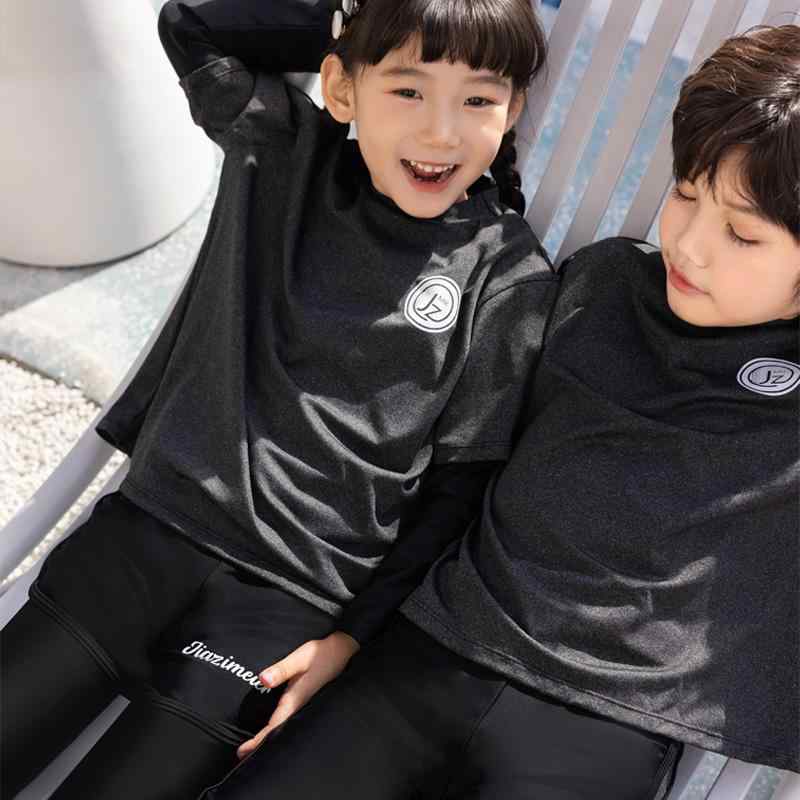 サーフィン ウェットスーツ キッズ 子供 男の子 女の子 ダイビングスーツ セパレート 長袖 アウトドア 日焼け防止 紫外線カット ブラック