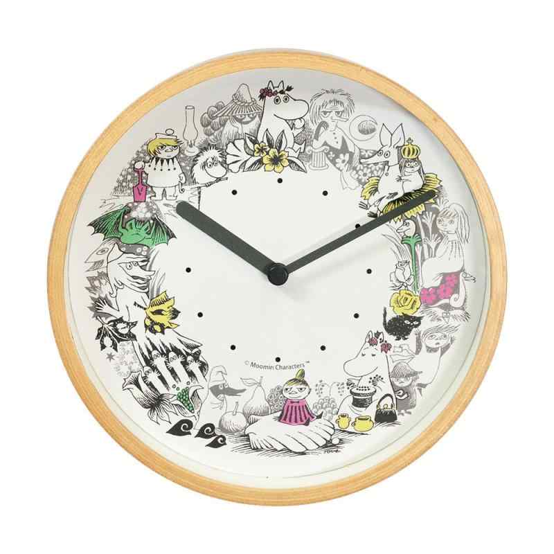 timepieces(ムーミンタイムピーシーズ) ムーミン ウォールクロック リースカラー MTP030018|Grams店