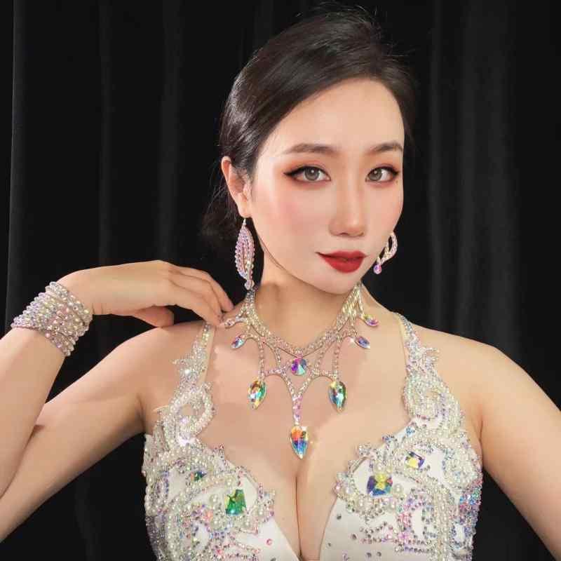 ベリーダンス アクセサリー ネックレス レディース パフォーマンス ペンダント ステージ ファッション