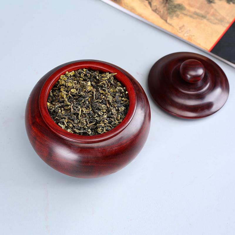 茶筒 木製 レトロ 無垢材 収納 密閉 家庭用 コンパクト ポータブル 中国 小さい 蓋 茶 おしゃれ 紅茶 コーヒー 豆 容器｜Grams店