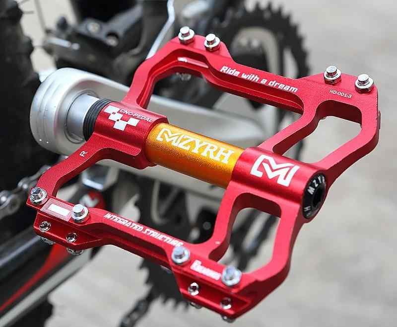 自転車 ペダル ユニバーサル ベアリング ロードバイク 滑りにくい アルミ合金 ライディング アクセサリー