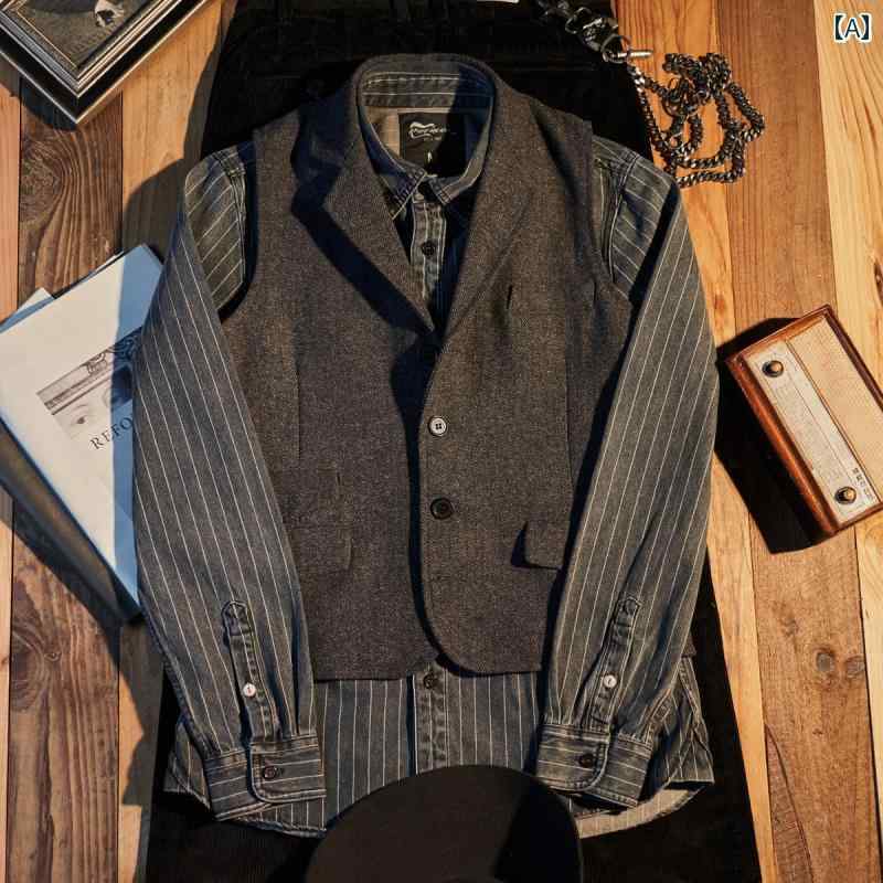 エーボンハウス  ツイードスーツ  ヘリンボーン  トラッド   昭和レトロ suitsetua.jpg