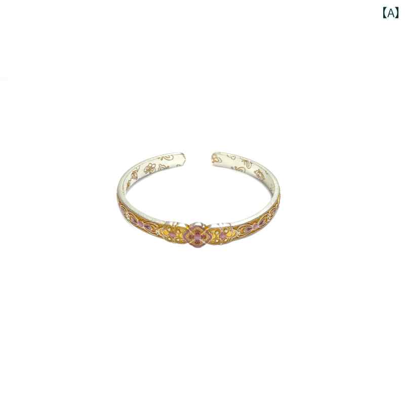 バングル レディース アクセサリー ブレスレット 腕輪 ジュエリー 純銀 S999 ギフト プレゼント 誕生日 ゴールド|Grams店