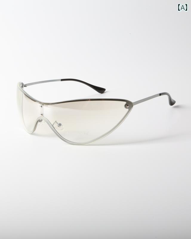 スチームパンク サングラス 眼鏡 メンズ レディース メガネ おしゃれ レトロ 凹面 抗UV シルバー