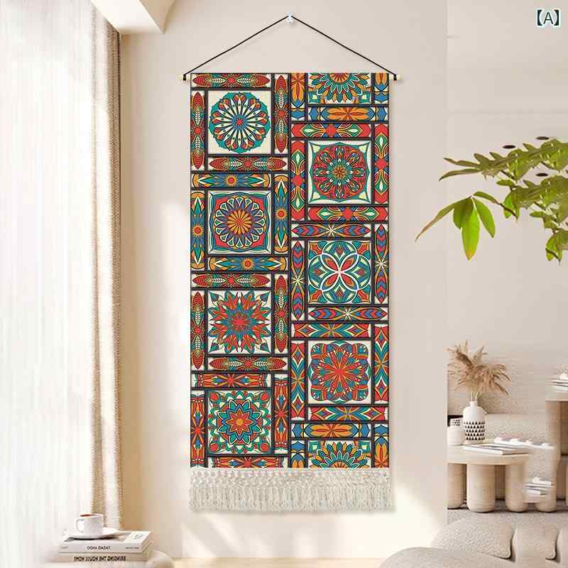 オリジナル　マクラメ　のれん　暖簾　タペストリー　ハンドメイド　キナリ　生成り マクラメのれん・マクラメタペストリー・マクラメカーテン カーテン