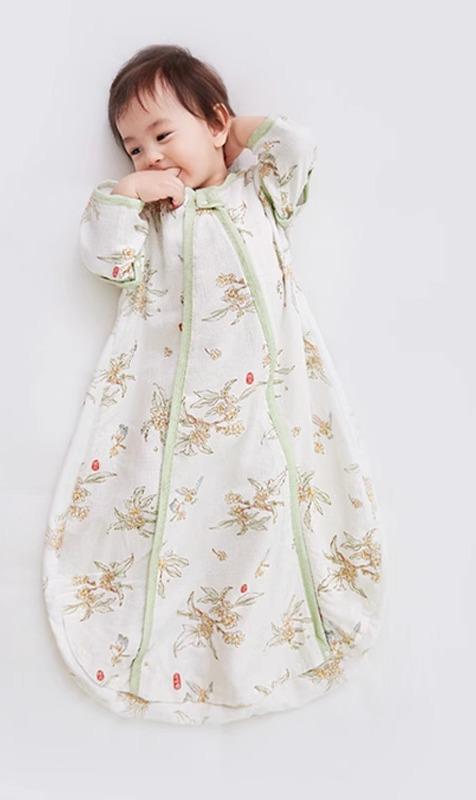 スリー基準打数 もの言う花 キッズ 御嬢さん お坊っちゃん 寝袋 秋冬 新生児 キルト 綿織物 ガーゼ 青 緑 サクラ色 オール季節