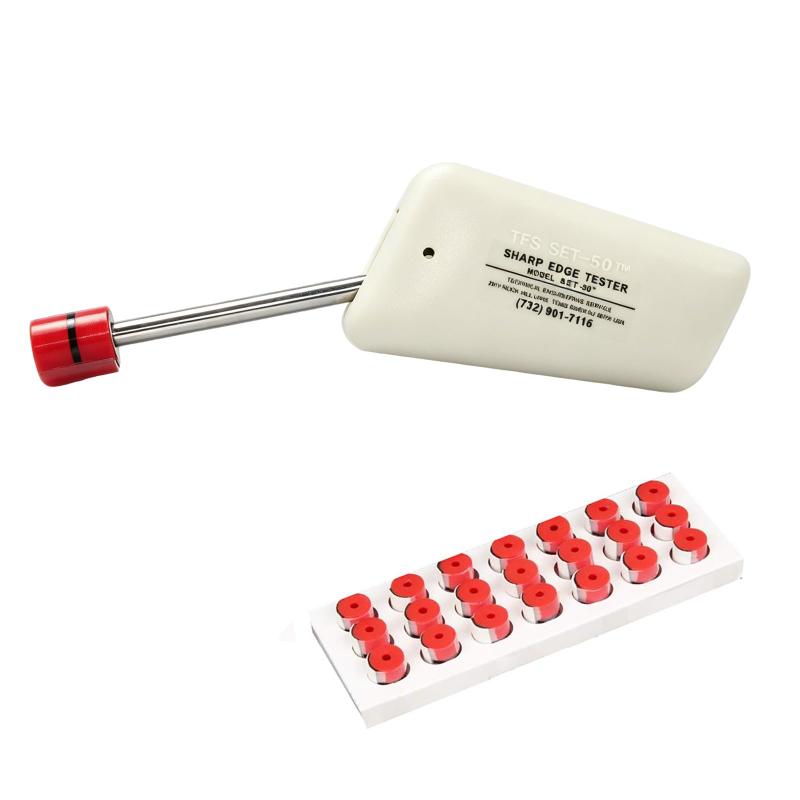 MXBAOHENGシャープエッジ テスター テスター SET-50 sharp edge エッジテスター おもちゃの縁 TC-3 プローブ電気器具 プラスチック などのカエリと毛辺の判定 (シャープエッジ テスター+プローブ)