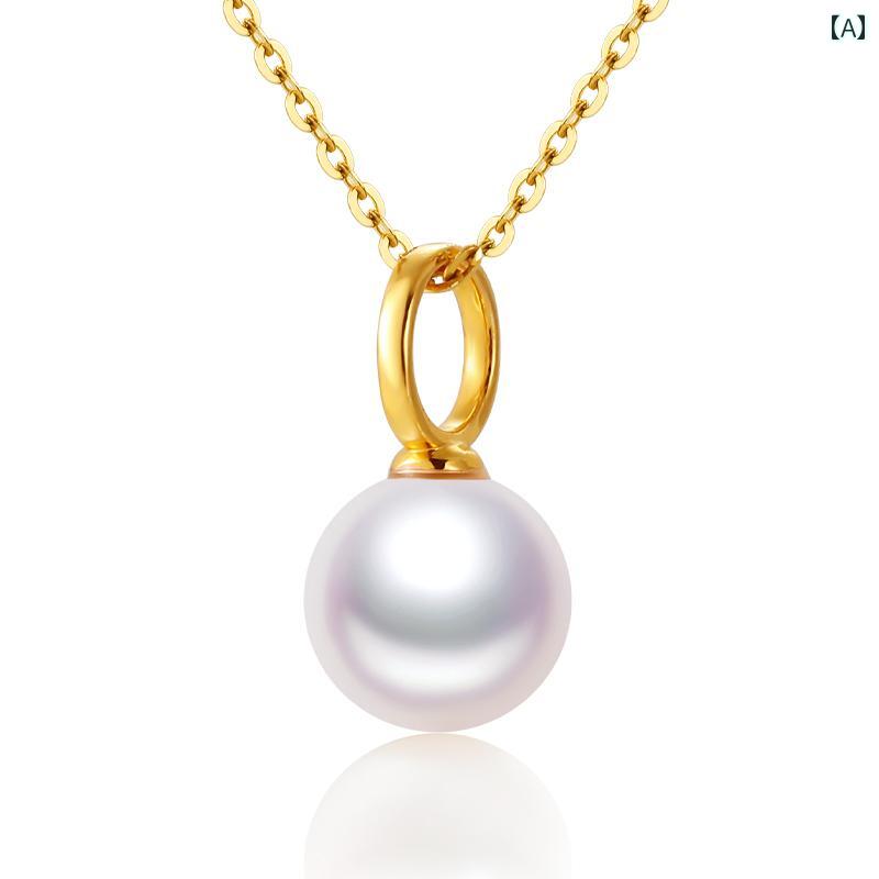 ネックレス レディース アクセサリー おしゃれ ジュエリー パール ペンダント ハート かわいい ギフト ゴールド
