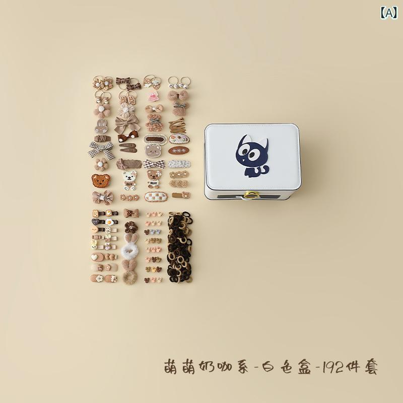 宝飾品ボックス席 ちびっ子 髪の毛付属物 納める 韓国 書き割り 差し上げ物 お嬢さん リトル 姫御前 ピン