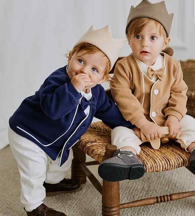 ベビー ロンパース 男の子 カバーオール スーツ フォーマル 結婚式 誕生日 お宮参り お食い初め 春 ホワイト ブルー