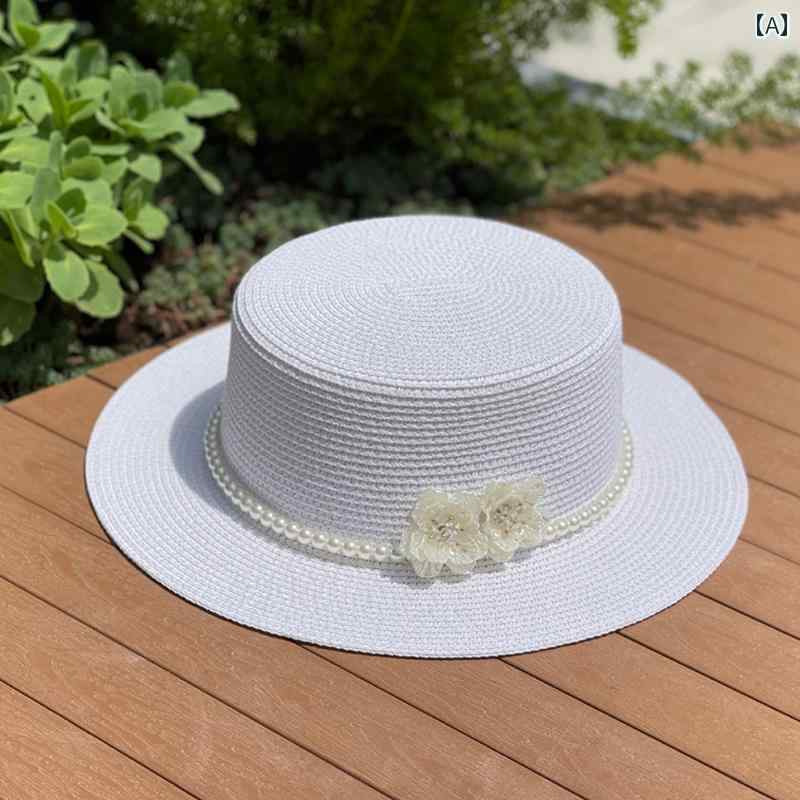 楽天市場】カンカン帽 レディース 麦わら帽子 春夏 日よけ 上品