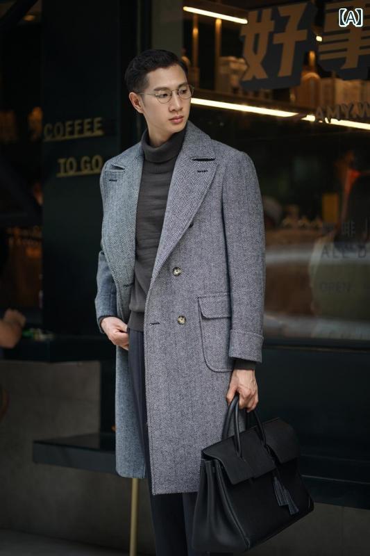 楽天市場】チェスター コート メンズ ウール ジャケット 大きいサイズ