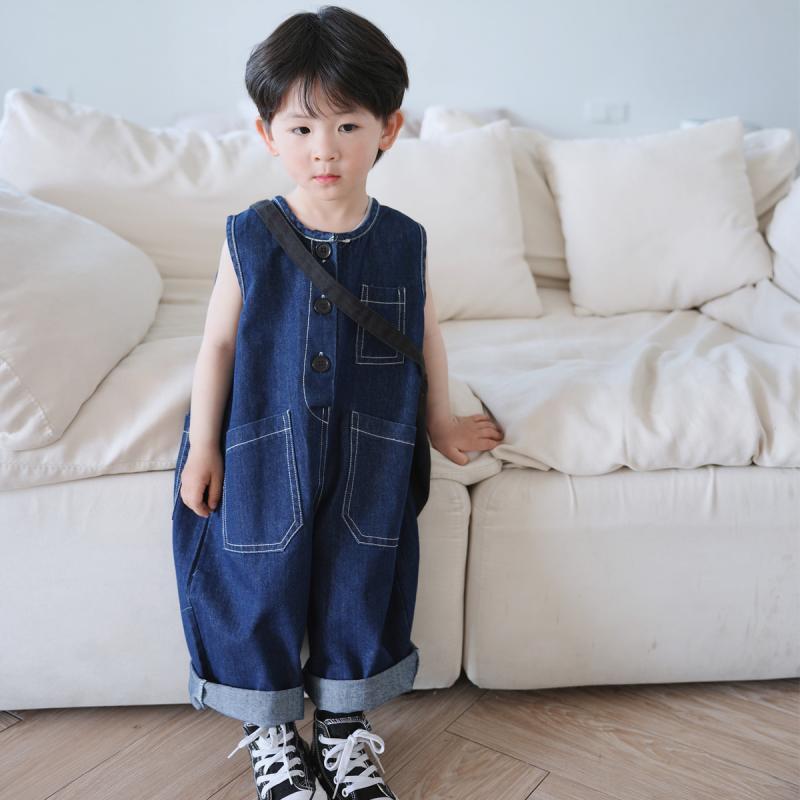 楽天市場】デニム オーバーオール キッズ サロペット 子供服