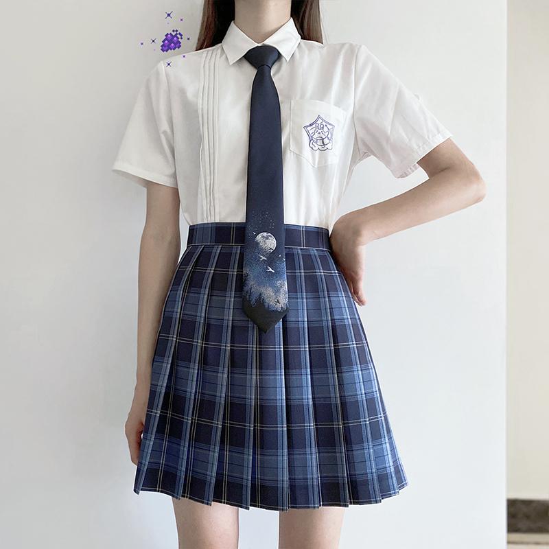 ネクタイ おしゃれ メンズ レディース 学生 制服 フォーマル 中国風 レトロ ファッション 桜 ピアノ 月 グレー ネイビー ブラック