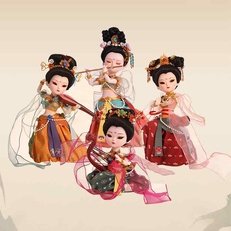 あやつり人形 踊り 図形 かざり付ける 中国 飾りつけ 漢服 寄せあわせ リビング室内装飾 インストゥルメント 差し上げ物 差し上げ物