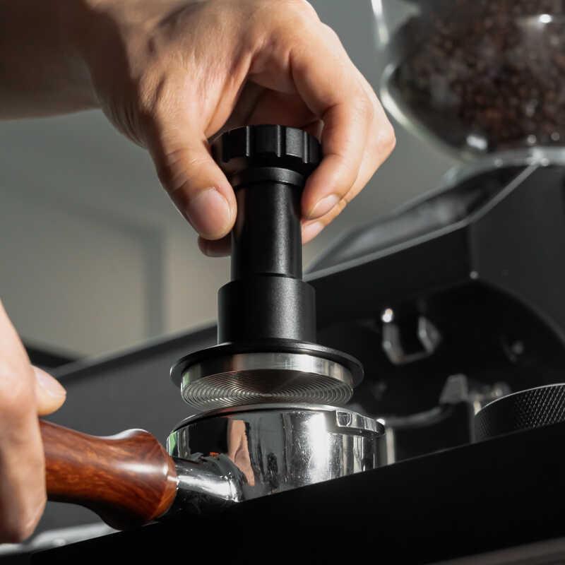 コーヒー タンパー 埋立圧器 バリスタ エスプレッソ ツール 器具 インパクト ハンマー プレス 弾性