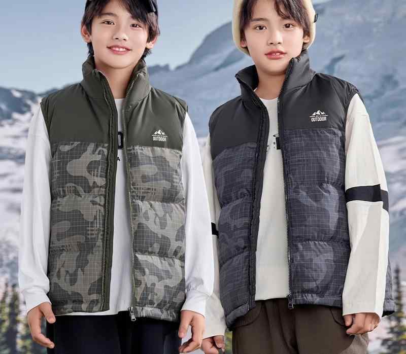 ダウンベスト キッズ 男の子 女の子 アウター 子供服 厚手 冬 暖かい 黒 カーキ 迷彩 16,760円