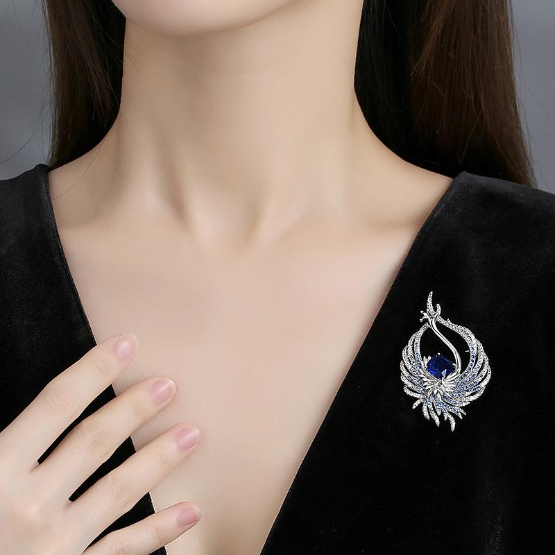 胸飾り 胸花 ピン レディース 韓国 宝飾品 生産ライン石ころ 今めかしい 佩び物 しろがね色