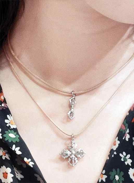ネックレス メンズ レディース アクセサリー ファッション ジュエリー ロープ スターリングシルバー