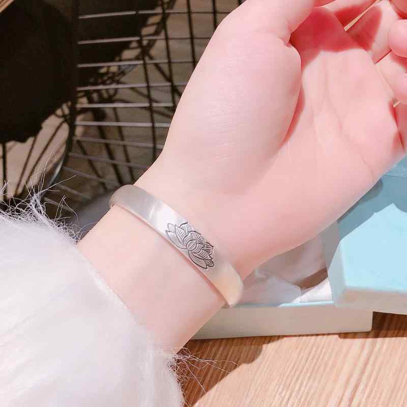 ブレスレット レディース アクセサリー バングル 派手 腕輪 オープン ジュエリー スターリングシルバー