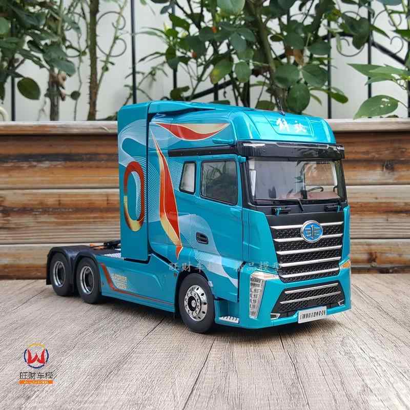 トラック トレーラー 模型 ミニカー おもちゃ 子供 ギフト トラクター 合金 ブルー ホワイト 14,865円