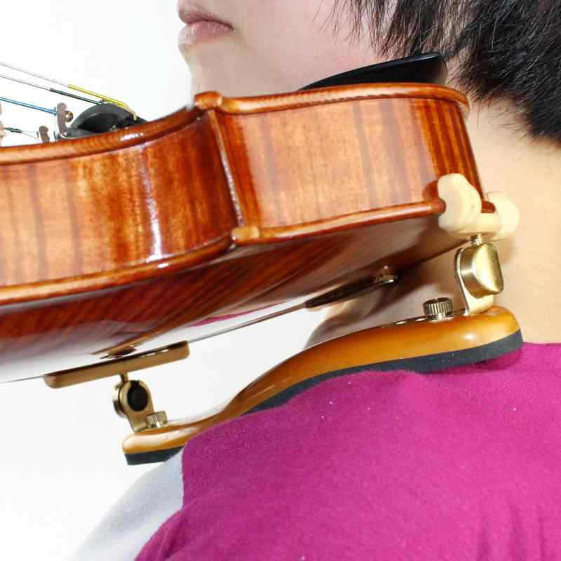 バイオリン 肩当て メープル ショルダー クッション スポンジ 滑り止め 痛み止め ソフト キャメル