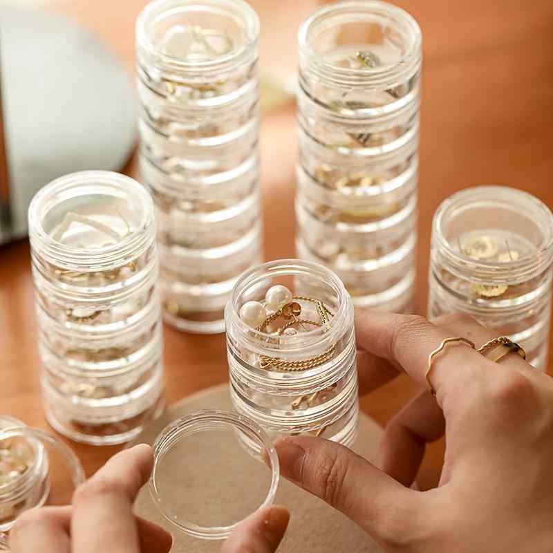 アクセサリーケース 持ち運び ミニ 携帯 ジュエリー 収納 ボックス ネックレス ヘアピン ゴムバンド 整理 薬箱 化粧品 イヤリング