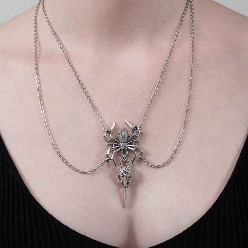 楽天市場】蜘蛛 スパイダー リアル モチーフ クモ アクセサリー 燻し