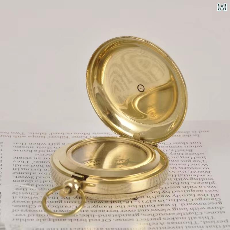 楽天市場】アンティーク文字盤コンパス真鍮の方位磁石・Free Dial