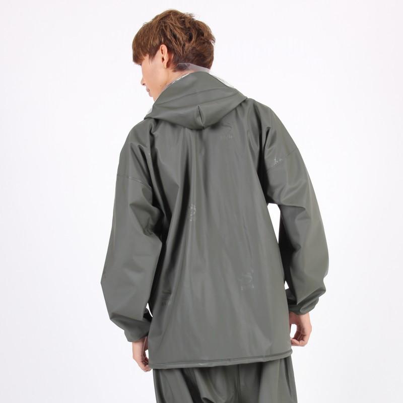 レインコート カッパ レインウェア レインスーツ 雨具 ポンチョ バイク 自転車 メンズ レディース レインパンツ 厚手 セパレート 防水 防雨 二重層 ジャケット カーキ ブラック グレー