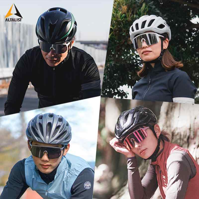 ゴーグル サーフィン サイクル サングラス アウトドア 登山 ハイキング 防風 ホワイト レッド パープル