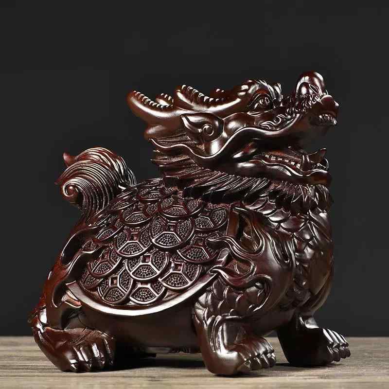 置物　龍　龍の置物　木彫り　屋久杉　飛龍　政司作　小さな龍2個付き 工芸品・木工芸】銘木 屋久杉 政司作 『飛龍』を買い取りさせて