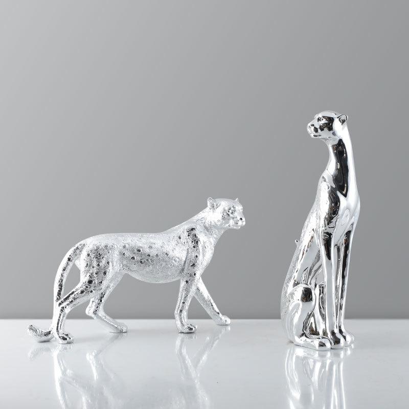 楽天市場】豹の置物 置物 ヒョウ 風水 おしゃれ インテリア