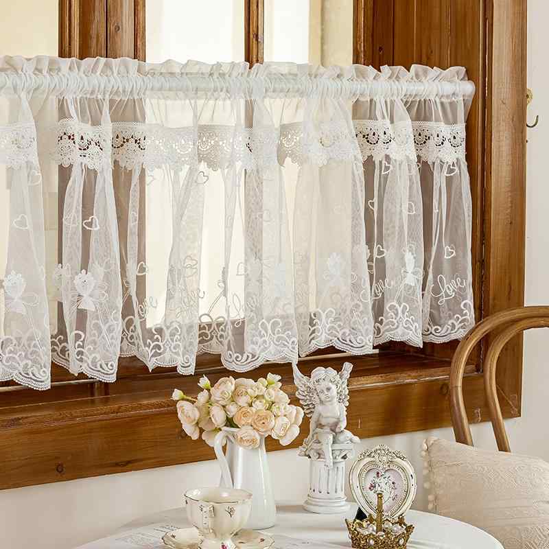 楽天市場】カフェカーテン オフホワイト 40x95cm Chez moi Luxury