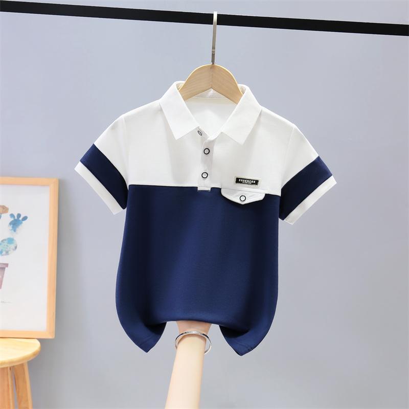 ポロシャツ キッズ 半袖 男の子 女の子 子供服 トップス カジュアル ファッション 春夏 ネイビー グリーン ブルー