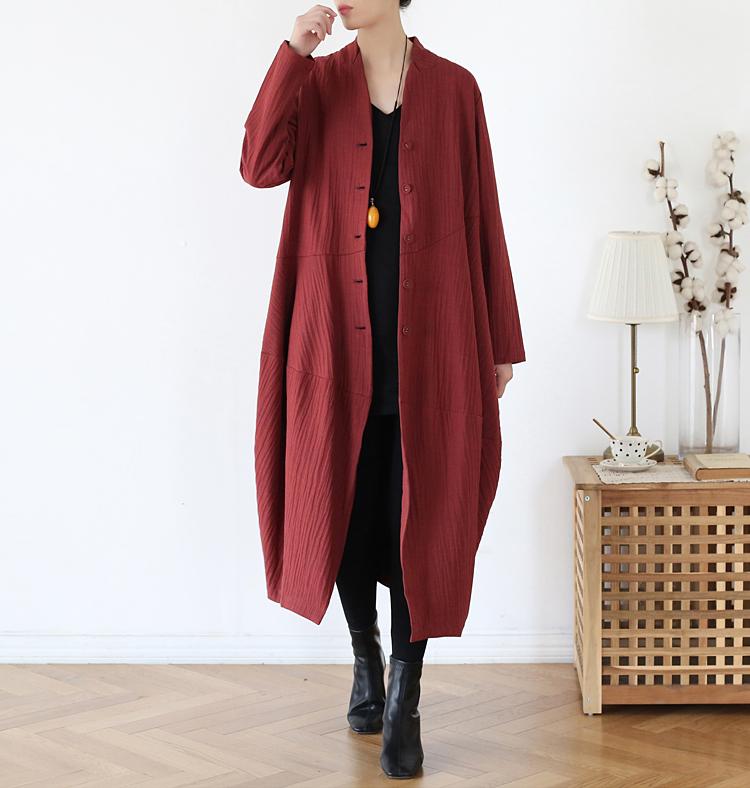トレンチコート 感 リネン 麻 春夏 レトロ 長袖 ゆったり ビッグシルエット ロング丈 アウター 普段使い カジュアル きれいめ 通勤 ビジネス