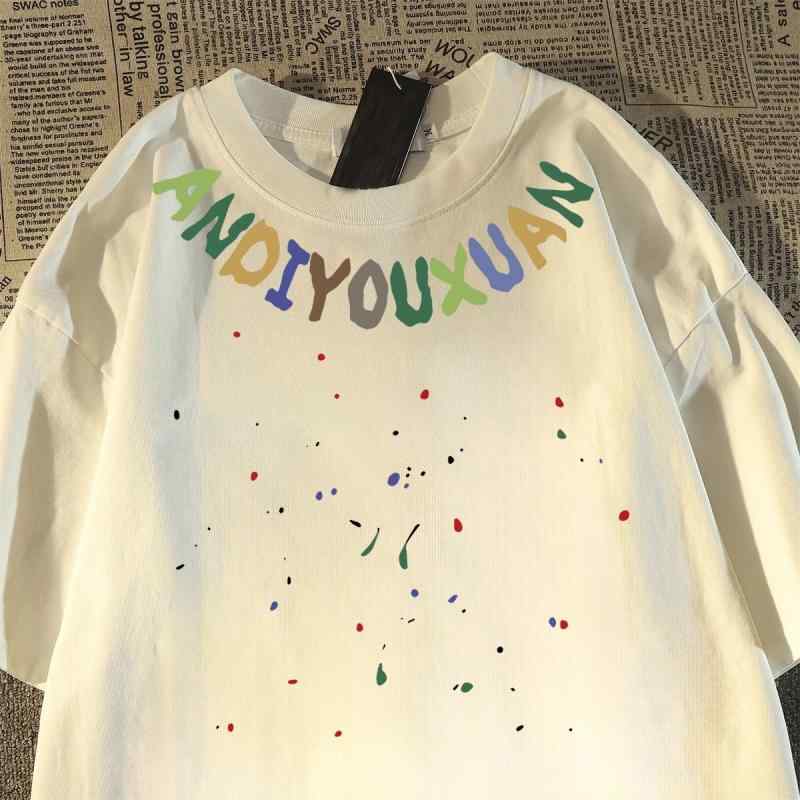 Tシャツ キッズ ジュニア 半袖 綿100% コットン ドット柄 アルファベット ロゴ アメリカン レトロ ストリート カジュアル 春夏 男の子 女の子 トップス