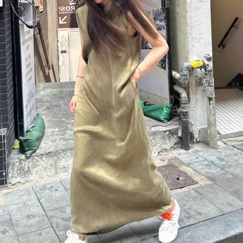 衣装 レディース V素っ首 サンドウォッシュ 高酉の方角 ロング丈 姿勢衣嚢付き添い人 A伝達ルート ノースリーブ ティーシャツ 分かりやすい ゆったり 心地好い 無地