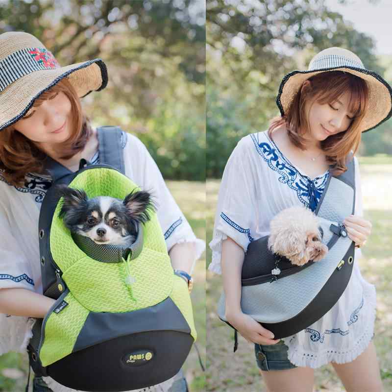 抱っこひも 犬 猫 ペットキャリー キャリーバッグ ハードボトム 外出用 ポータブル ショルダー リュック ブルー グリーン ブラウン