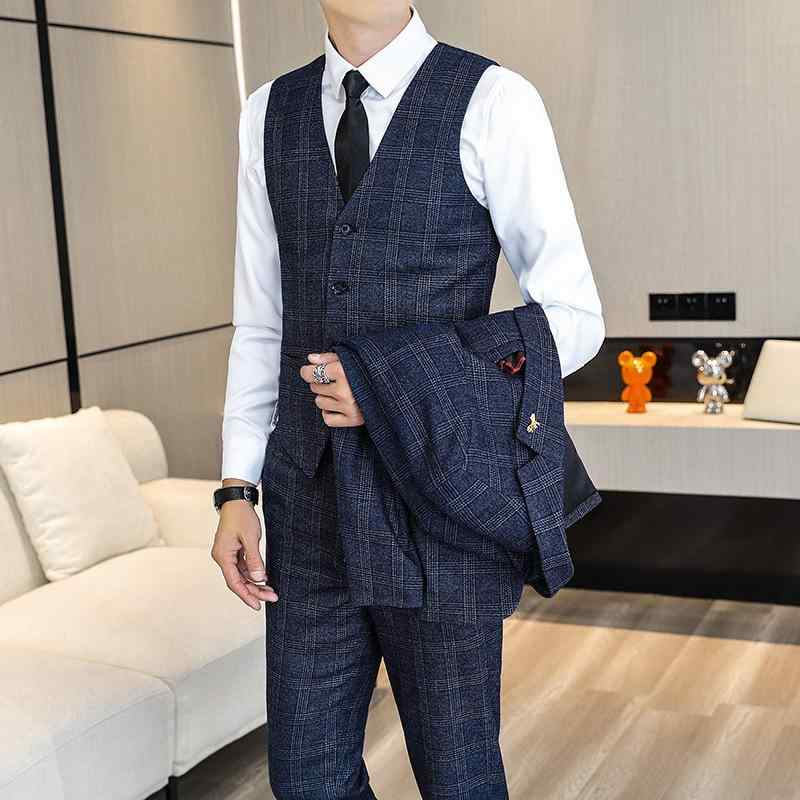 スーツ メンズ スリーピース スリムフィット 新郎 結婚式 ウェディング オフィス ビジネス フォーマル 正装 コーデュロイ リネン シングルブレスト ワンボタン