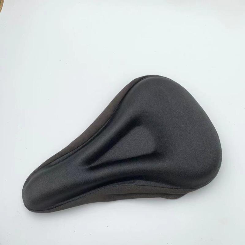 自転車 サドル シリコン クッション カバー 衝撃吸収 ゲル パッド 肉厚 ソフト 通気性 滑り止め ロードバイク マウンテンバイク クロスバイク サイクリング ロングライド ツーリング 快適 汎用 簡単取り付け