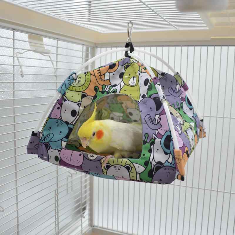 インコ おもちゃ 鳥グッズ 鳥かご 玩具 遊具 ペットグッズ 鳥巣 ハンモック 鳥小屋 鳥用 ホワイト オレンジ グリーン