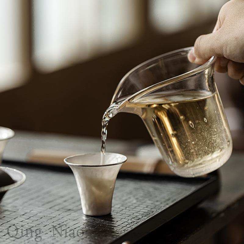 茶碗 和風 広寒杯 人間用 マイ優勝杯 銀縁 瀬戸もの 飛び切り感 柔らかい 功夫茶 聞香杯 住みか用 普段使い走り 今めかしい 御客さん用 差し上げ物 差し上げ物