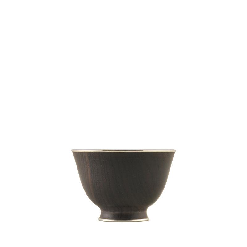 茶器 純銀製 檀木製 手作り 湯呑み 茶碗 利き茶碗 煎茶碗 身寄り用 功夫茶道具 中国茶器 和今めかしい 分かりやすい青写真 御前上等感 御前上等 単品 ありの実仕掛ける 差し上げ物 差し上げ物 茶道具