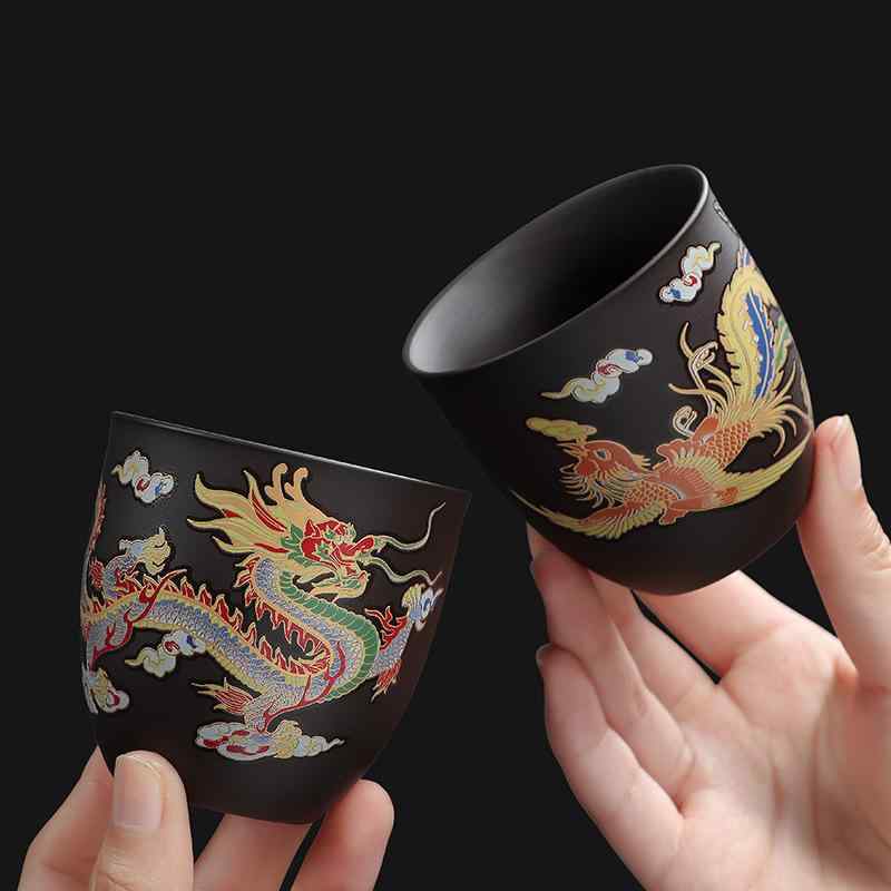中国古董品 明代　龍泉窯　茶杯　一客　口径9cm 茶道具 Yahoo!オークション - 【五】龍泉窯青磁茶碗 明時代 箱付