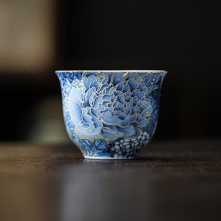 茶器 陶器 高級感 中華風 手作り 七宝焼 銀線細工 龍柄 個人用 主人杯 茶碗 湯呑み ライトラグジュアリー レトロ ティータイム おうちカフェ お茶会 自分専用 5,763円