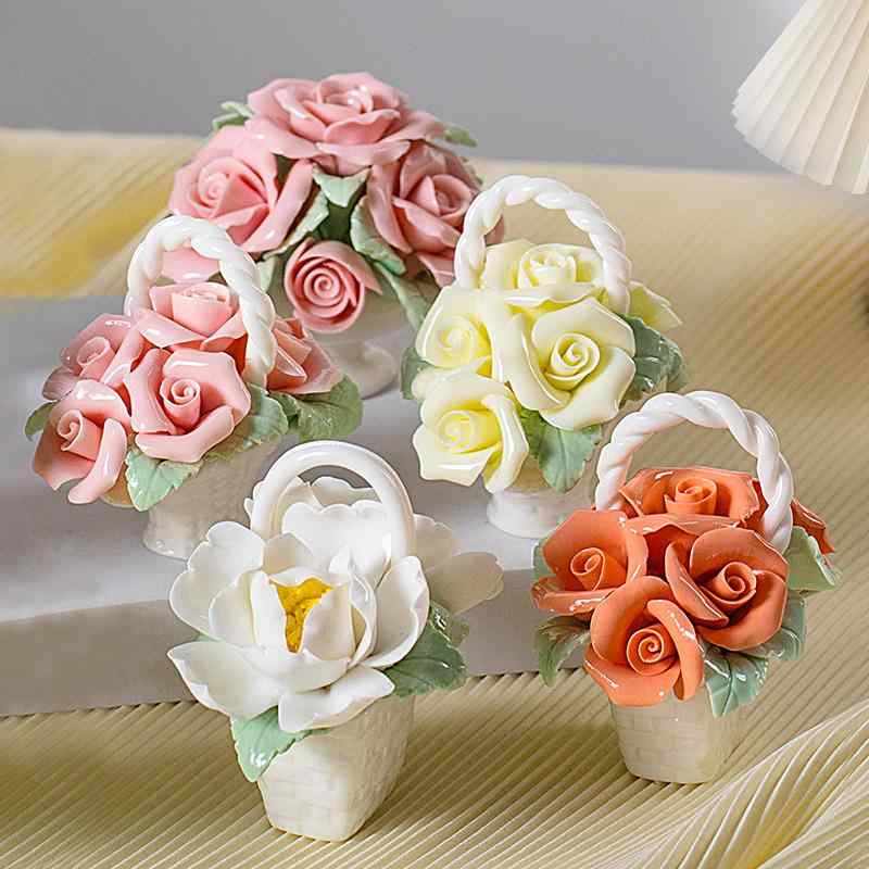 楽天市場】イタリア製 陶花ハンドメイド オブジェ クラシック