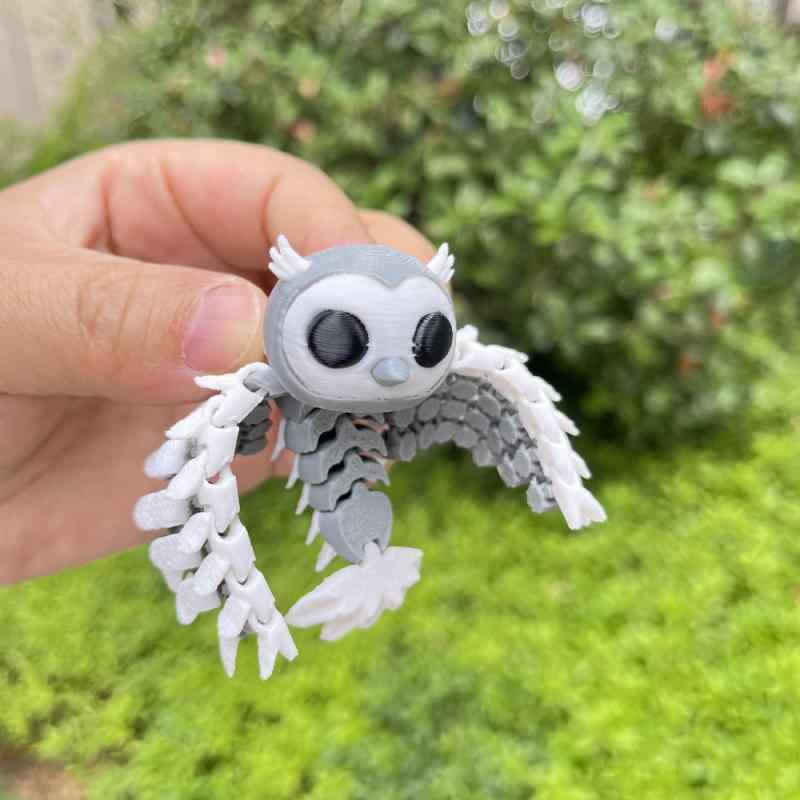 フィギュア フクロウ リアル 精巧 関節可動 3Dプリント PLA素材 工芸品 オブジェ 模型 コレクション 欧風 ユニーク インテリア ディスプレイ 卓上装飾 4,695円
