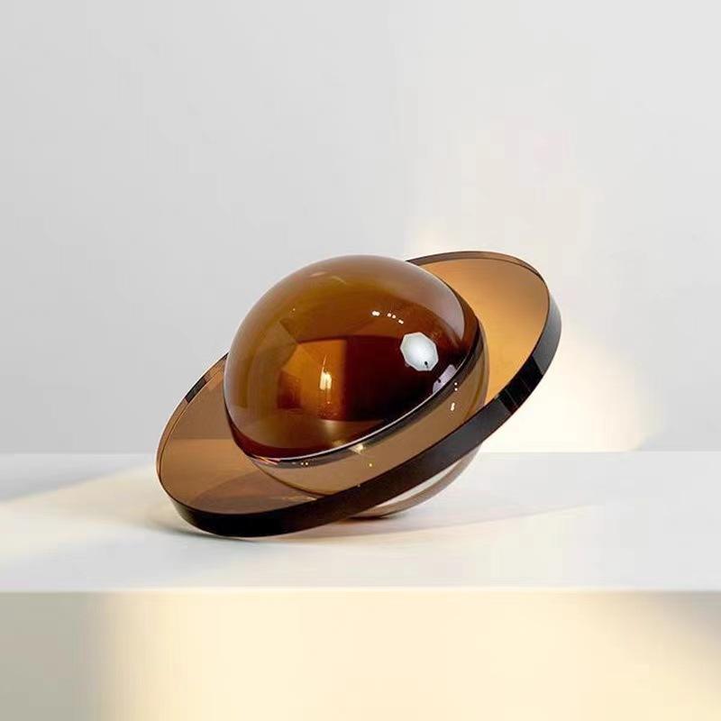 室内装飾 飾りつけ 白水晶 結晶どんぶり鉢 UFO型 幾何学学的 ゴールド しろがね色 今日このごろ 分かりやすい ミニマル 御前上等感 卓上 リビング 部屋の入り口 書屋 オブジェ